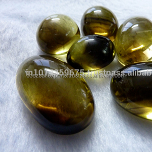 Bio Lemon-cabujón de cuarzo Natural con forma de limón, Color verde, tamaño variado, corte de buena calidad, venta al por mayor - Product Image 1