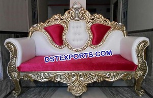 Sofá Profesional Moderno de Lujo Tallado en Madera de Teca para Bodas Árabes y Eventos en EE. UU. - Product Image 6