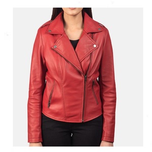 Urban Outdoor Chaqueta de cuero para mujer Venta caliente Nuevas llegadas Diseño único Ropa de invierno Abrigo de moda para mujer con cremallera - Product Image 1