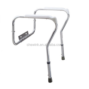 ราวอลูมิเนียมเกรดโรงพยาบาลปรับความปลอดภัยได้ราวจับสบายปรับความสูง28-32 "อุปกรณ์ความปลอดภัยในห้องน้ำ - Product Image 1