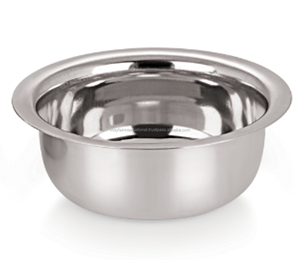 Style indien Restaurant Vaisselle En Acier Inoxydable Régulier Forme Ronde Alimentaire Snack Desert Servant À Manger Mini Bol - Product Image 3