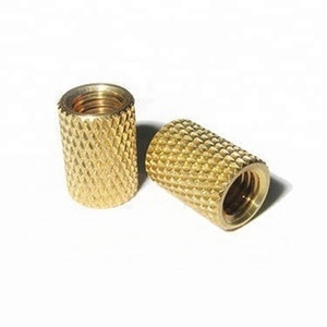 M3 <b>Thread</b> Brass <b>Insert</b> Nuts with Double Knurling Polished Finish High Strength Metric Brass <b>Insert</b> Wholesale Supply - Product Image 1