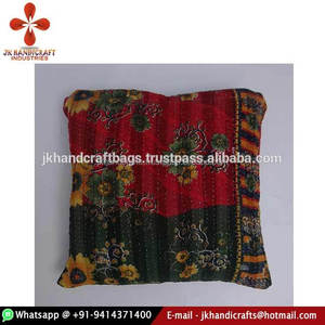 ปลอกหมอนผ้าฝ้ายส่าหรีสไตล์วินเทจ - Product Image 2