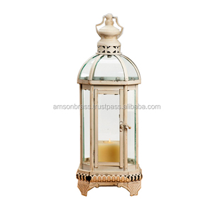 Metal <b>Moroccan</b> <b>Lantern</b> Candle Holder <b>Lantern</b> for Wedding Decoration Handmade Home Decoration - Product Image 1
