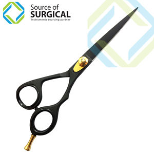 Tijeras de peluquero profesional con tornillo ajustable Anillos de lujo Tijeras para el cabello 6 ''Japón Acero inoxidable Corte de cabello Sci - Product Image 1