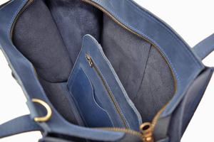 ALD — fourre-tout en cuir véritable femme, sac à main fait à la main, ALD 0091 - Product Image 4