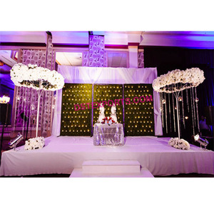 Paredes Metálicas para Velas de Escenario de Boda, Marcos Metálicos para Paredes Traseras de Velas, Nueva Tendencia en Marcos Traseros para Escenarios de Boda, Set de Decoración para Bodas, EE. UU. - Product Image 1