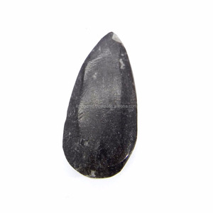 Orthoceras-GEMA de jaspe, 40x18mm, cabujón de pera, 36,50 cts, Gema suelta para joyería - Product Image 4