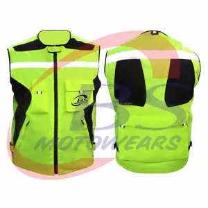 Model Baru Visibilitas Tinggi (Reflektif Flu) Rompi Keselamatan Hi-Viz