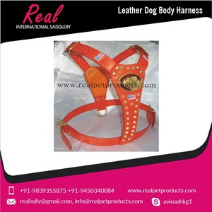 Harnais en cuir pour chien le plus vendu à un bon prix harnais en cuir - Product Image 6