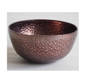 Cuenco de cobre antiguo en relieve o martillado para fruta, cuencos de Metal para Hotel, restaurante y hogar, venta al por mayor, barato, nuevo diseño - Product Image 1