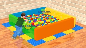 Piscina de bolas de esponja de 2 Mt para niños - Product Image 3
