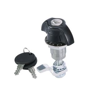 Cerradura de Compresión Industrial de Cuarto de Vuelta con Empuñadura Ajustable y Bloqueo de Llave, Estilo Perilla de Ala Negra, de Aleación de Zinc Fundido a Presión LM-816-1-K - Product Image 1