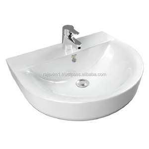 Lavabo enduit de haute qualité de haute qualité pour hôtel TableTop Appatment et salle de bain - Product Image 1