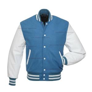 Vestes d'université en laine personnalisées, manches en cuir, veste à lettres de haute qualité - Product Image 3
