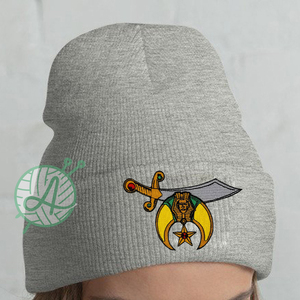 Mason Franc-Maçon Maçonnique Vêtements De Mode Manchette Bonnet Crâne Shriner Chapeaux Brodés - Product Image 2