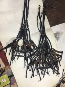 5 points cheval plastron cheval 5 points cheval couleur marron et noir taille mixte plein cob & P - Product Image 4