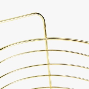Panier de rangement en fil métallique doré Organisateur polyvalent léger et durable pour cuisine salle de bain salon et bureau - Product Image 2
