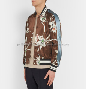Veste en satin personnalisée au meilleur prix, style universitaire, bomber, technique délavée pour la saison hivernale - Product Image 1