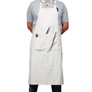 100% Cotton Kitchen Apron Reusable All-Season Housework Support for Adults Customizable Logo <b>on</b> 250 Pieces for Restaurants - Product Image 3