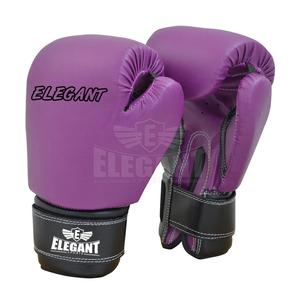 ถุงมือชกมวยหนังสีม่วง คุณภาพดีที่สุด แบบมืออาชีพ สั่งทำโลโก้ได้ ถุงมือชกมวย MMA สำหรับฝึกซ้อม - Product Image 5