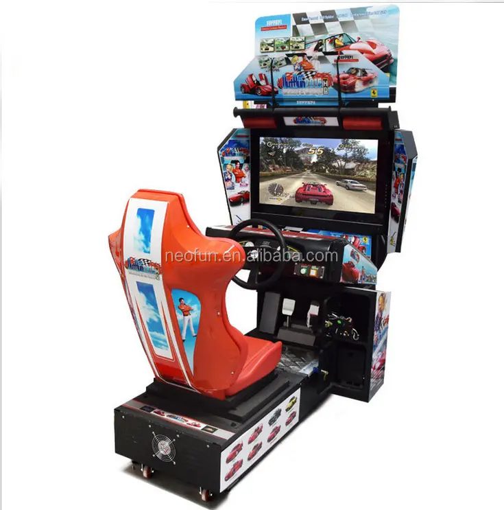 Li Fun-máquina de juego arcade para carreras de coches, simulador de conducción de coches
