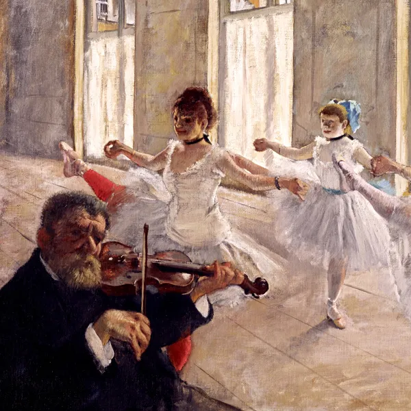 Edgar Degas de repetitie dansen klasse meesterwerk art prints retro posters naakt foto ingelijst schilderij Myriart posters