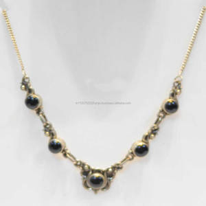 Collar de Piedras Preciosas de Ónix de Diseño Único, Joyería Hecha a Mano, Plata de Ley 925, Precio al por Mayor - Product Image 2