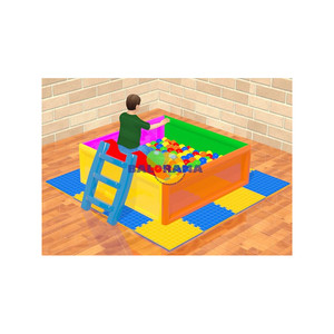 1.4X1.4X0.6H สระว่ายน้ำลูกสี่เหลี่ยม Mt - Product Image 1