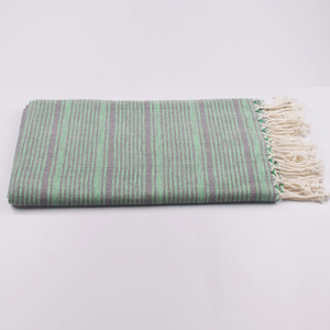 Toalla turca Assos Peshtemal-Lily color Fouta Tunisian Beach Tunisienne Moracco hamman Hammam Turquía colección Palacio al por mayor. - Product Image 1