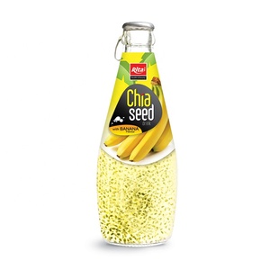 Manufacturer's 290ml Soft Drink <b>Glass</b> Bottle Strawberry Flavor Chia Seed Puree Fruit & Vegetable Juice - Product Image 6