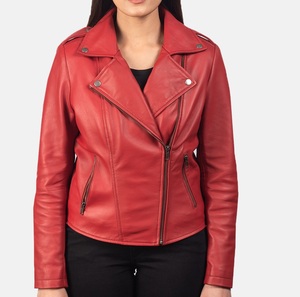Urban Outdoor Chaqueta de cuero para mujer Venta caliente Nuevas llegadas Diseño único Ropa de invierno Abrigo de moda para mujer con cremallera - Product Image 4