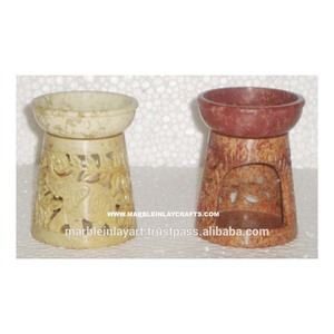 Calentadores de fragancia de piedra jabonosa con aceites aromáticos y hermosa fragancia - Product Image 1