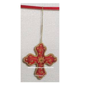 Embroidery Beaded Tree Hanging Ornament - Product Image 1