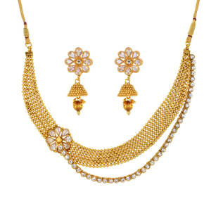 Conjunto de Collar de Joyería Chapado en Oro al por Mayor - 14658 - Product Image 1