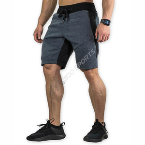 Men Summer <b>Shorts</b> with Zipper Pockets Men Casual <b>Shorts</b> <b>Gym</b> Fitness Elastic Waist Patchwork Jogger <b>Shorts</b> - Product Image 6