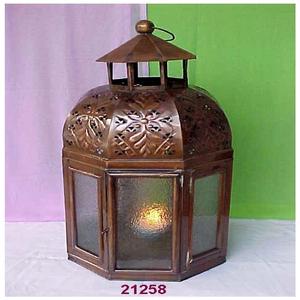 High Selling Best Quality Decorative Christmas Hanging <b>Moroccan</b> Copper Antique Metal Lantern - Product Image 1