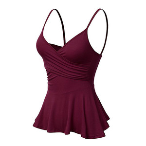 Venta al por mayor Impreso 100% algodón Tank Tops para hombres Plain Fitness Knitted Top para ropa de mujer - Product Image 6