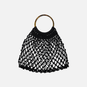 กระเป๋าชายหาดโครเชต์ Macrame สไตล์วินเทจทำจากผ้าฝ้าย100% - Product Image 6