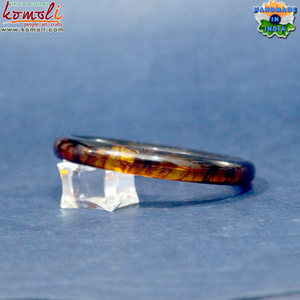 Brazaletes Delgados de Resina Hechos a Mano con Diseño de Caparazón de Tortuga Redondo Completo - Product Image 3