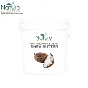 Shea Body Butter | Organic African Butyrospermum parkii Butter | Vitellaria paradoxa Seed Butter - Pure and Natural