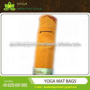 Sac polochon en tissu de coton imperméable OEM de haute qualité pour tapis de yoga couleur/taille personnalisée marque privée bas prix disponible inde - Product Image 6