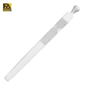 Logo personnalisé Pédicure Nail Art Poussoir à cuticules en acier inoxydable pour le soin des ongles - Product Image 1