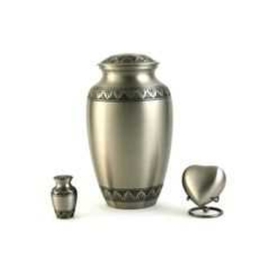 Juego carismático de Metal grabado para adultos, urnas de cremación de cenizas funerarias, estilo americano/europeo, negro - Product Image 4