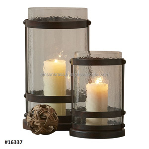 Bougeoir décoratif en métal de haute qualité en filigrane de verre en métal - Product Image 5