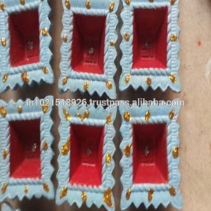 Indian Religieuze <span class=keywords><strong>Terracotta</strong></span> Arti <span class=keywords><strong>Diya</strong></span> - Product Image 1