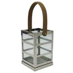 Home Christmas Decoration Out Door New Design Filigree Candle <b>Lantern</b> with <b>Glass</b> - Product Image 2