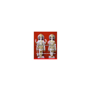 Vishnu Lakshmi-estatua de mármol - Product Image 1