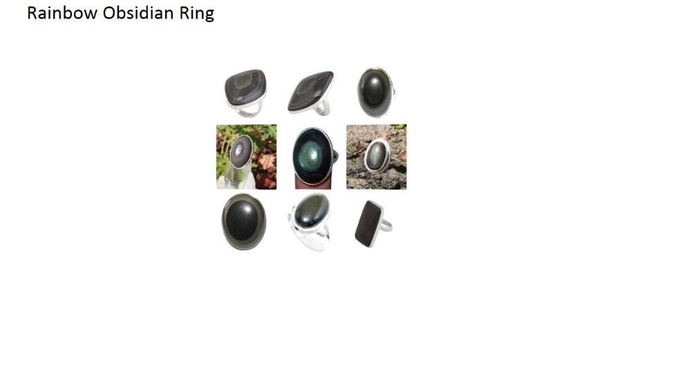 หินออบซิเดียนสีรุ้ง