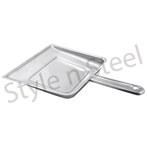 Pelle à poussière robuste en acier inoxydable Durable à l'aide de pelle à poussière de nettoyage quotidien à bas prix - Product Image 1